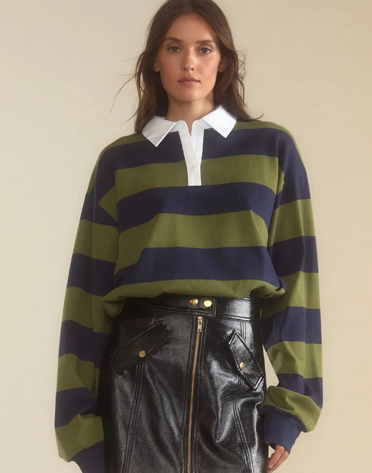 Ardie Striped Rugby Shirt