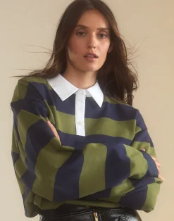 Ardie Striped Rugby Shirt