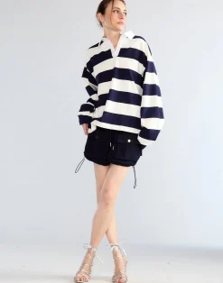 Ardie Striped Rugby Shirt