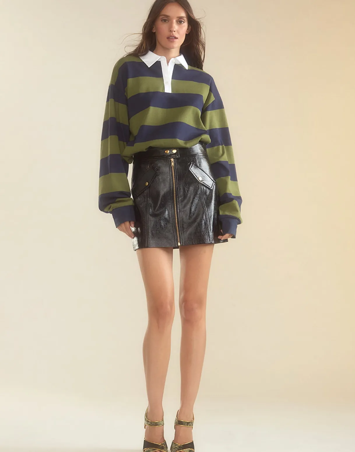 Ardie Striped Rugby Shirt