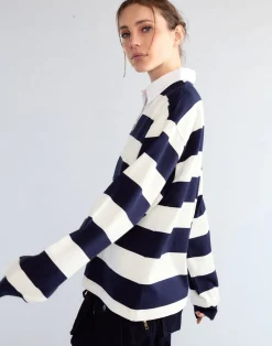 Ardie Striped Rugby Shirt