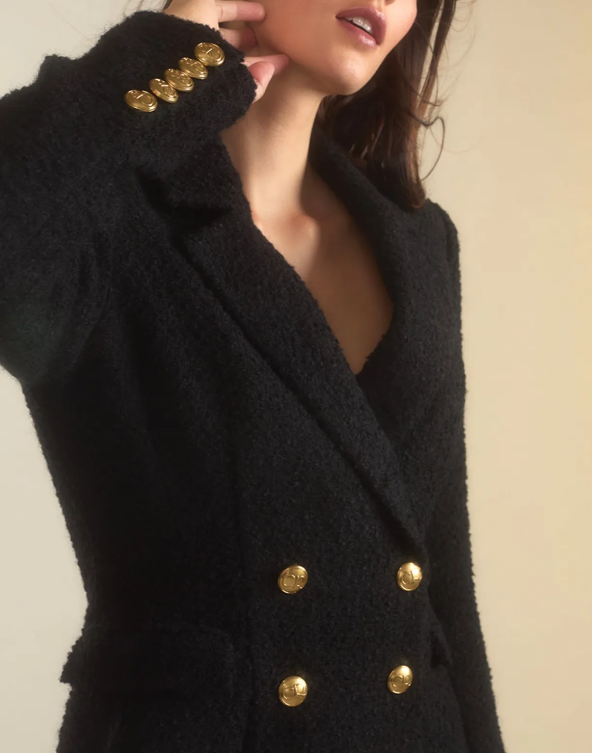 Bardot Bouclé Blazer Dress