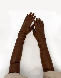 Bea Long Leather Gloves
