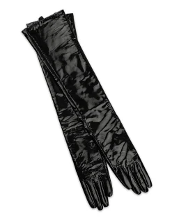 Bea Long Patent Leather Gloves