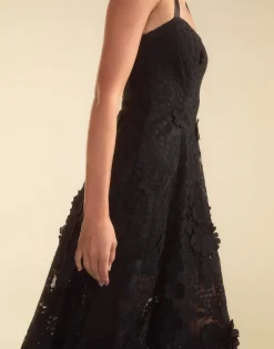 Blooming Lace Halter Dress
