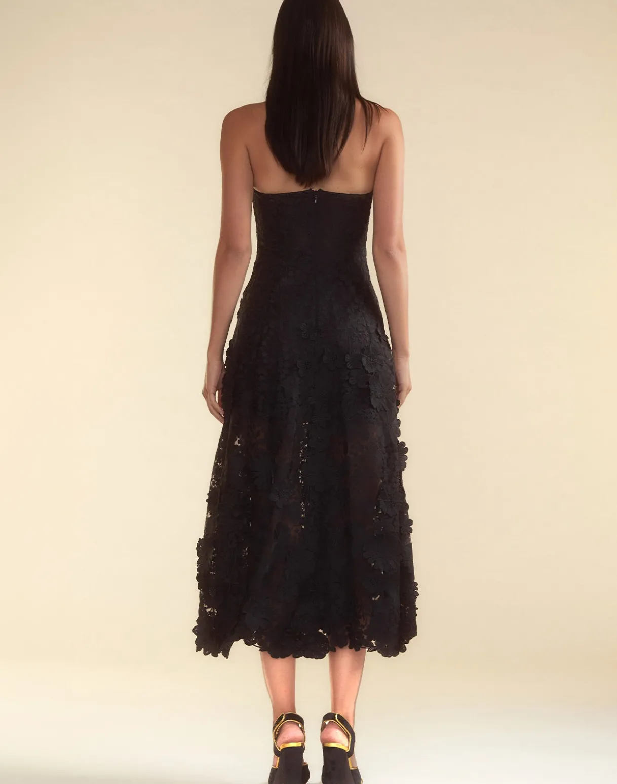 Blooming Lace Halter Dress