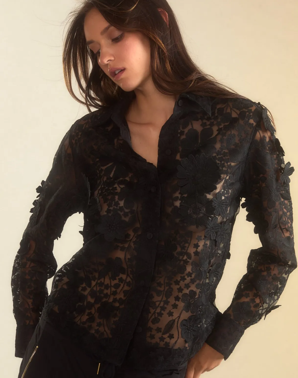 Blooming Lace Shirt