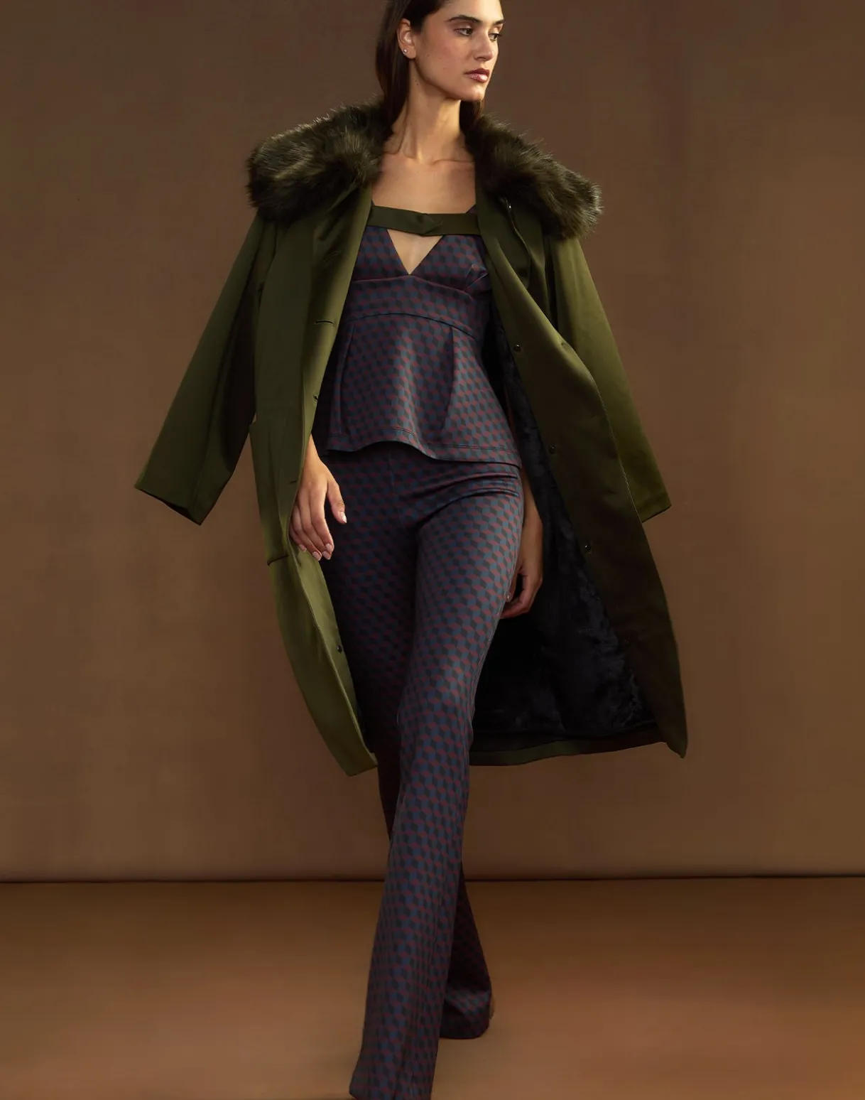 Bonded Fit and Flare Pant