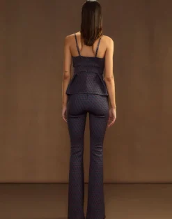 Bonded Fit and Flare Pant