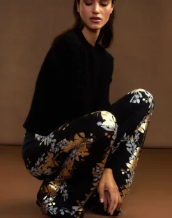 Bonded Fit and Flare Pant