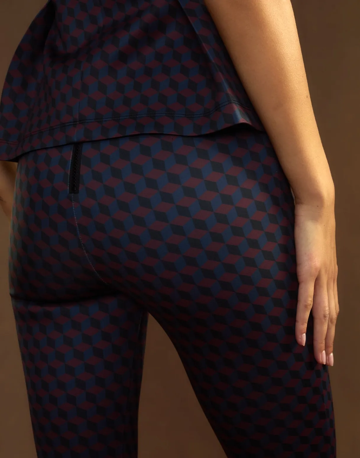 Bonded Fit and Flare Pant