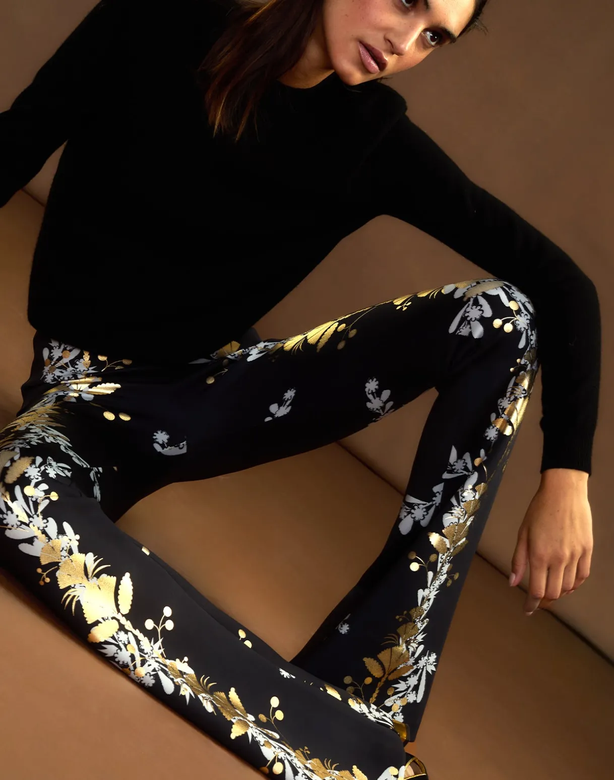 Bonded Fit and Flare Pant