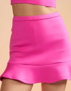 Bonded Mini Skirt