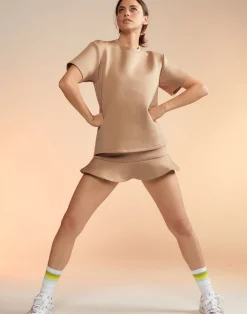 Bonded Mini Skirt