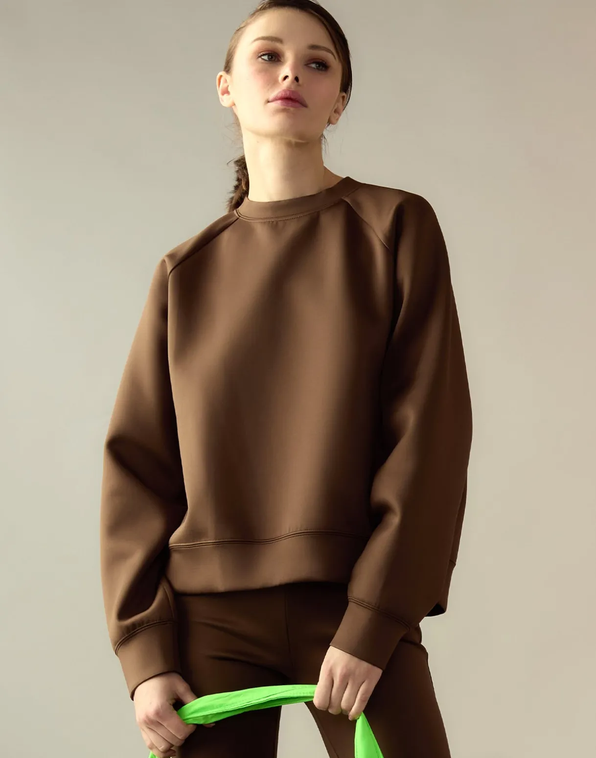 Bonded Pullover Sweatshirt