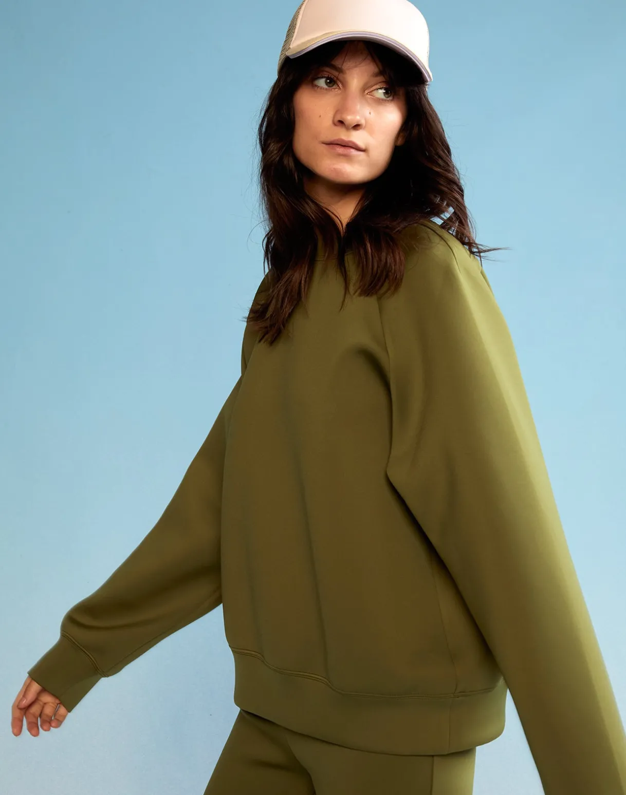 Bonded Pullover Sweatshirt