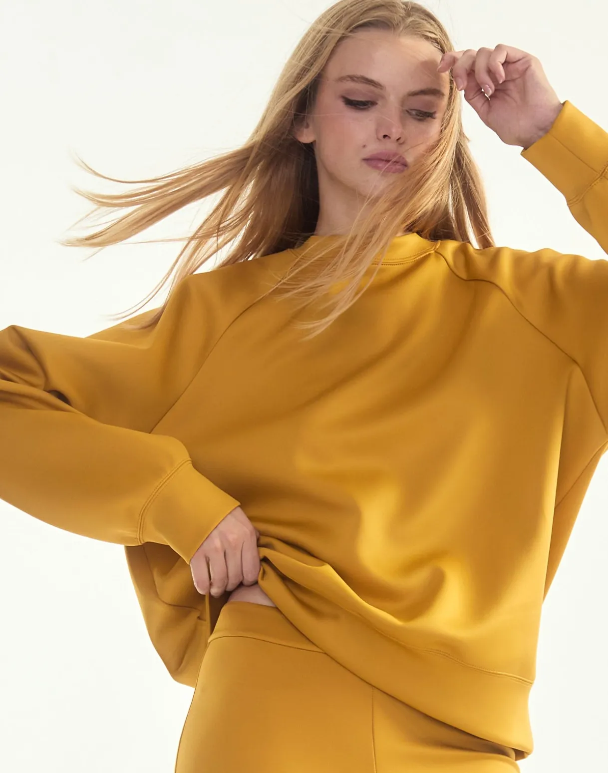 Bonded Pullover Sweatshirt