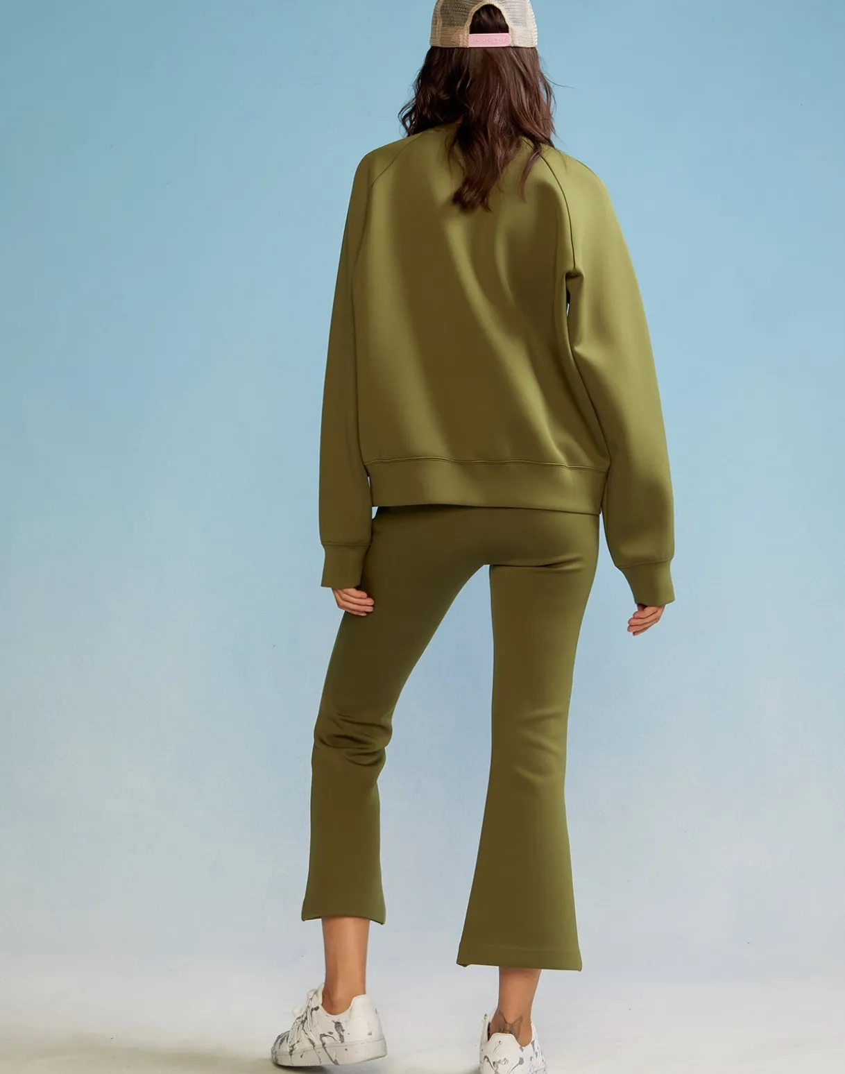 Bonded Pullover Sweatshirt