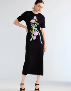 Bouquet Ribbon Tee Dress