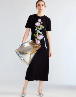 Bouquet Ribbon Tee Dress
