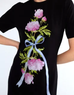 Bouquet Ribbon Tee Dress