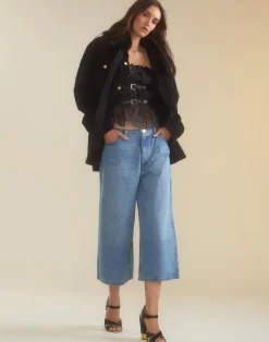 Buckle Up Silk Organza Top
