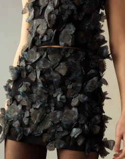 Butterfly Appliqué Skirt