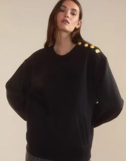 Button Up Sweatshirt