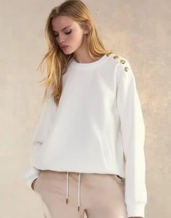 Button Up Sweatshirt