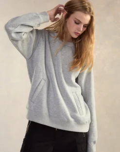 Button Up Sweatshirt