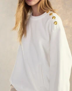 Button Up Sweatshirt