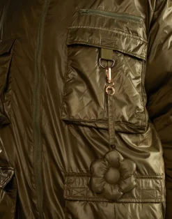 Cargo Pocket Puffer Coat