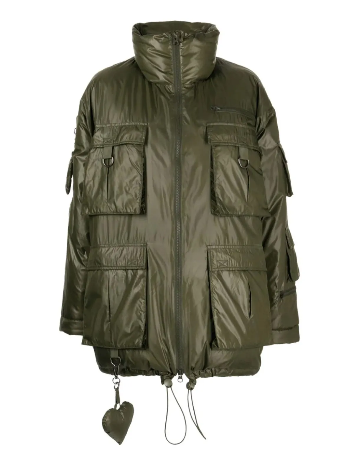 Cargo Pocket Puffer Coat