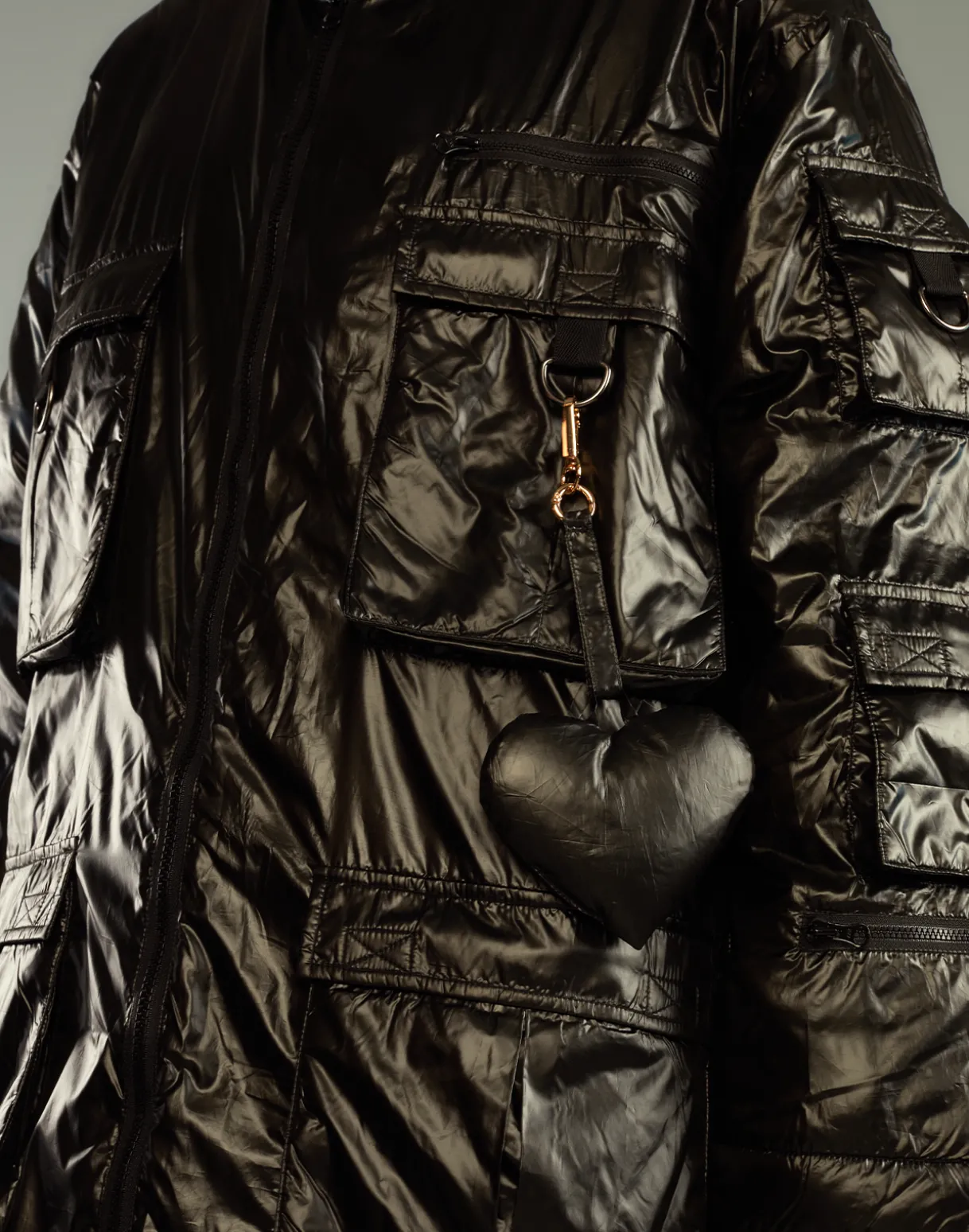 Cargo Pocket Puffer Coat