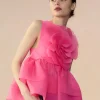 Chloe Organza Flower Top