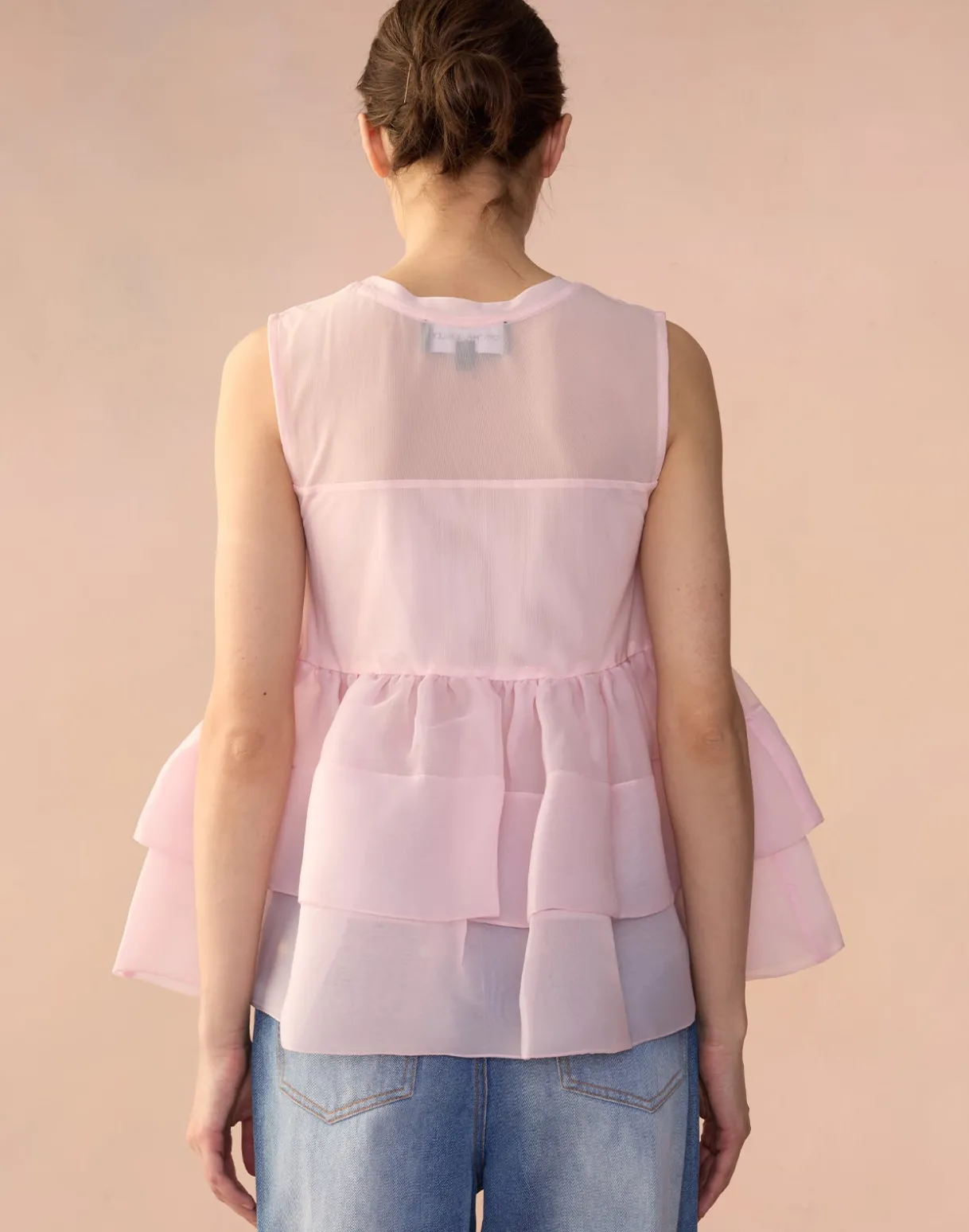 Chloe Organza Flower Top