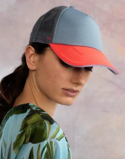 Colorblock Trucker Hat