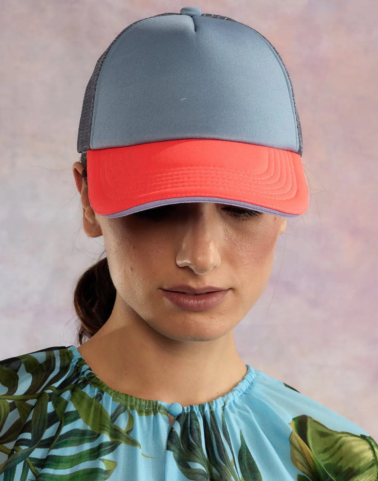 Colorblock Trucker Hat