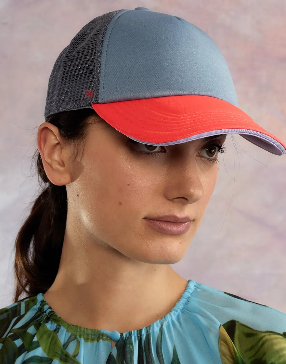 Colorblock Trucker Hat