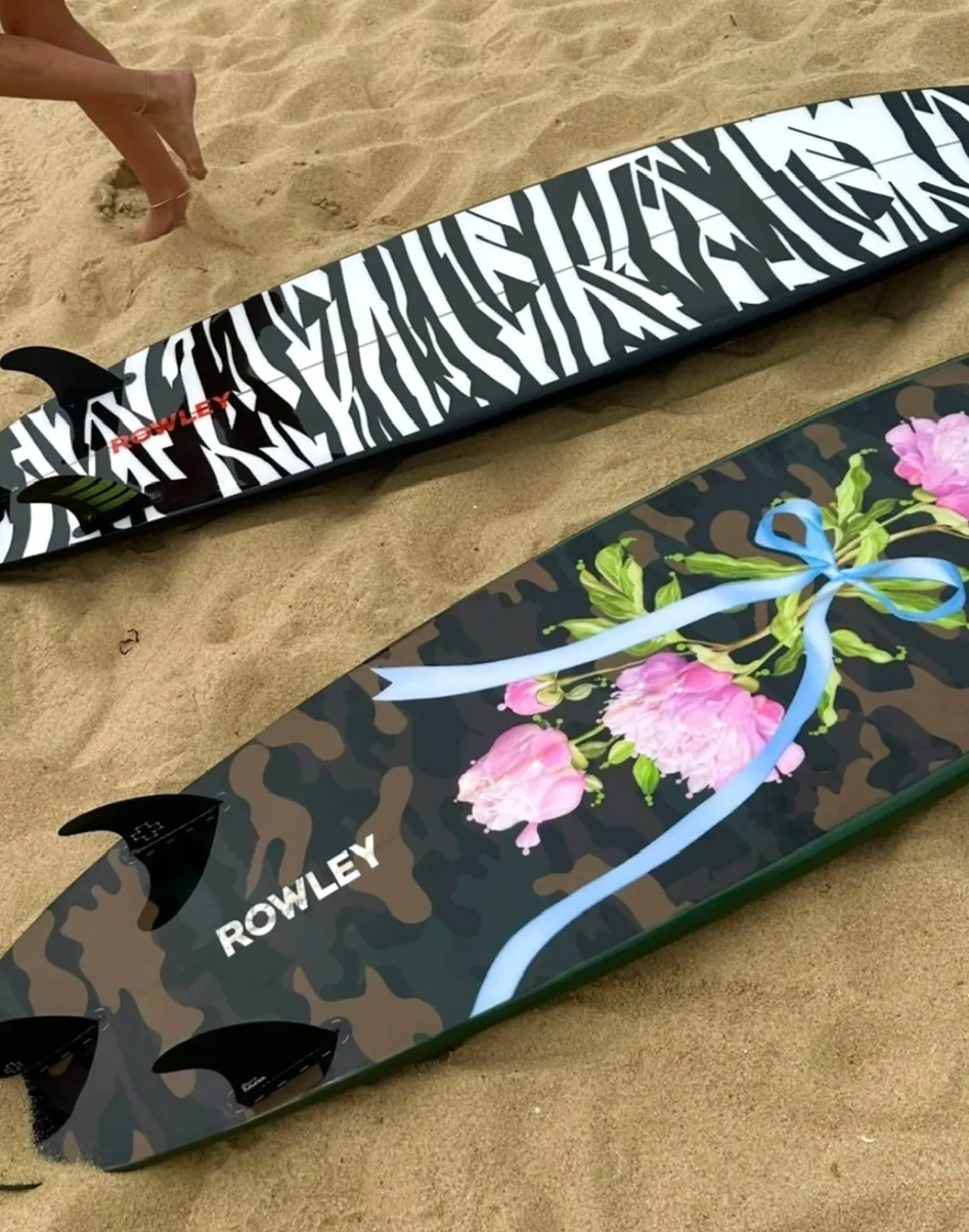 Custom 7' Surfboard - Camouflage