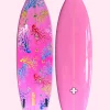 Custom 7' Surfboard - Gradient Corals
