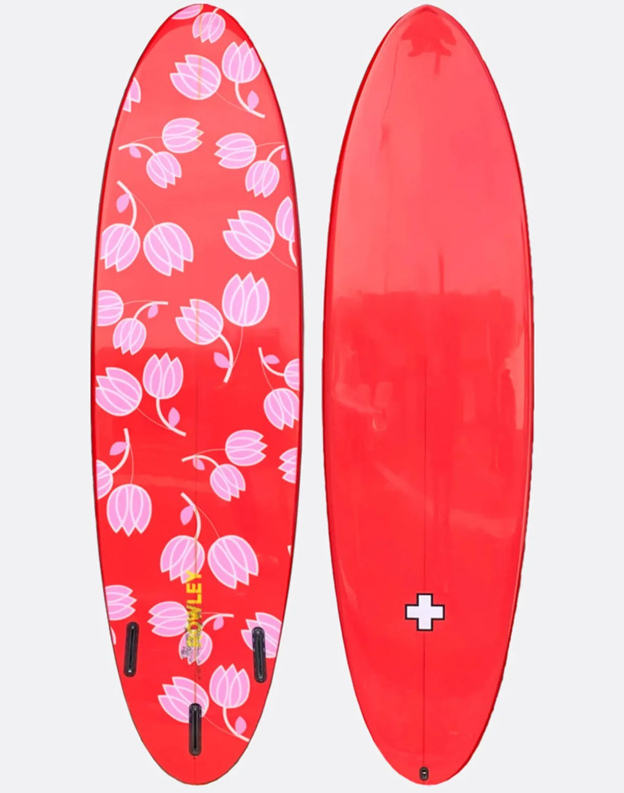 Custom 7' Surfboard - Tulips