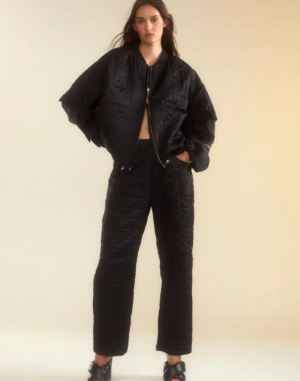 Downtown Quilted Horseshoe Pant