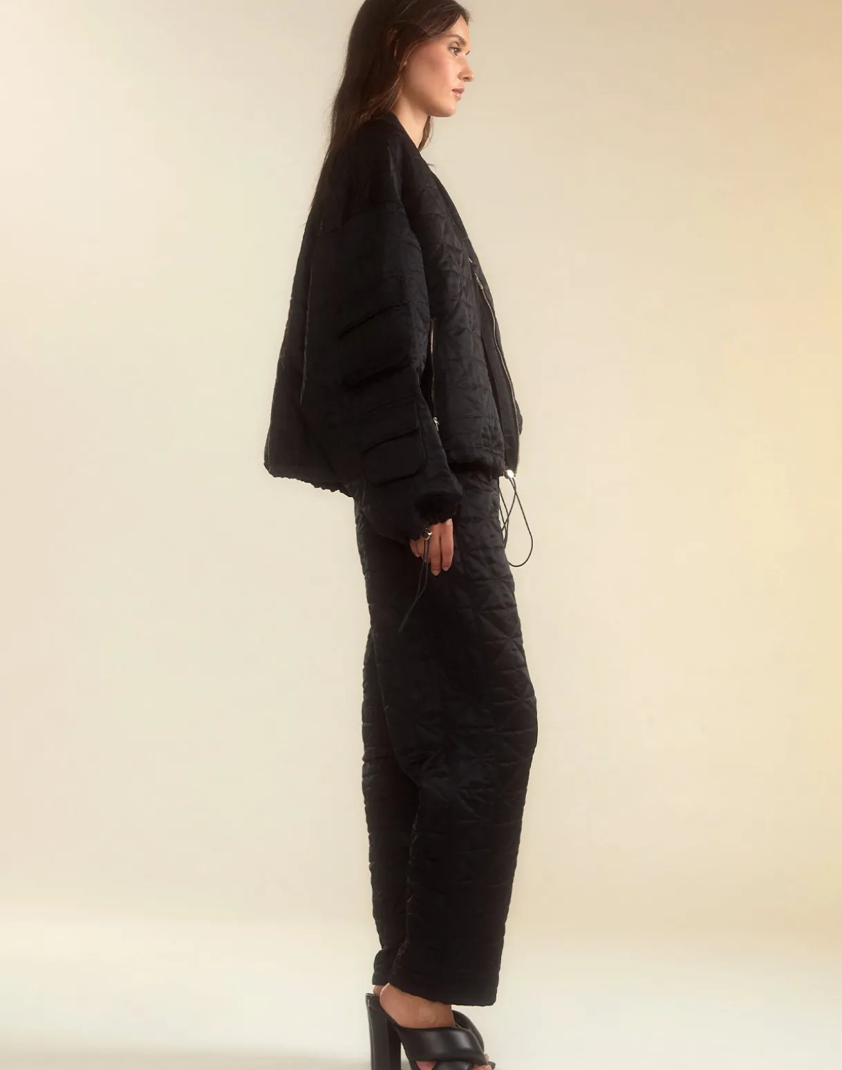 Downtown Quilted Horseshoe Pant
