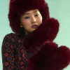 Faux Fur Oversized Mittens