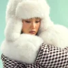 Faux Fur Oversized Mittens
