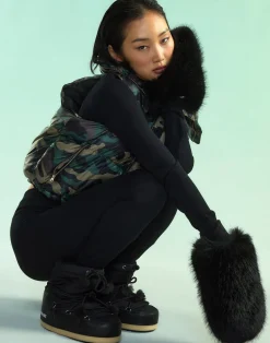 Faux Fur Oversized Mittens