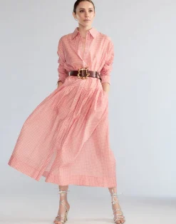 Geneva Silk Cotton Shirt Dress