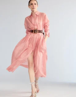 Geneva Silk Cotton Shirt Dress
