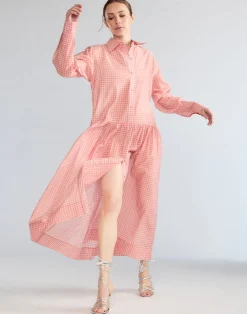 Geneva Silk Cotton Shirt Dress